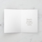 Gefeliciteerd met je speciale bruiloft bedankkaart (Binnen)