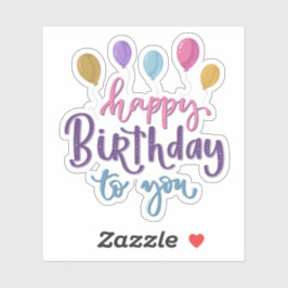 Gefeliciteerd met je sticker