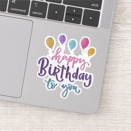 Gefeliciteerd met je sticker (Detail)