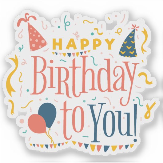 Gefeliciteerd met je sticker (Voorkant)