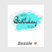 Gefeliciteerd met je sticker (Vel)