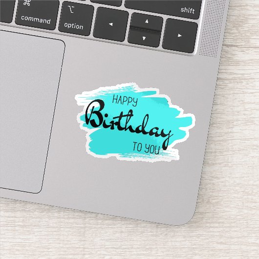 Gefeliciteerd met je sticker (Detail)