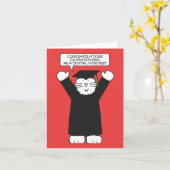 Gefeliciteerd met je studie als tandheelkundige ap kaart (Gele Bloem)