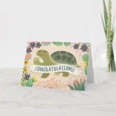 Gefeliciteerd met je succes Desert Tortoise Kaart (Voorkant)