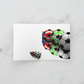 Gefeliciteerd met je succes voetbal Kaart (Binnen)