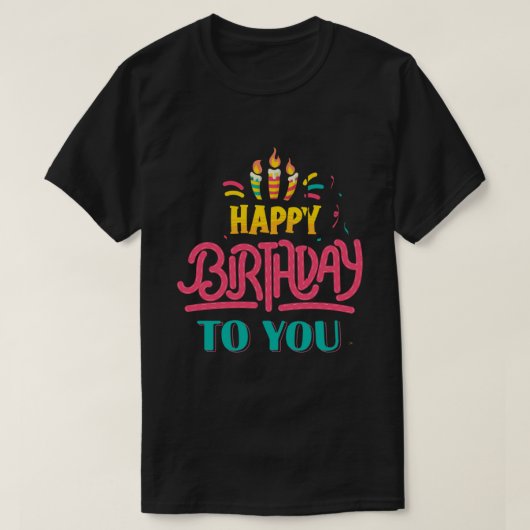 Gefeliciteerd met je T-shirt (Design voorkant)