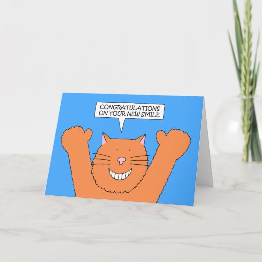 Gefeliciteerd met je tandheelkundige werk kaart (Voorkant)