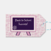 Gefeliciteerd met je terugkeer naar school cadeaulabel (Voorkant (Horizontaal))