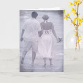 Gefeliciteerd met je trouwdag kaart (Gele Bloem)