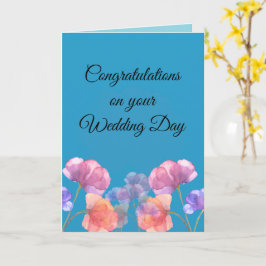 Gefeliciteerd met je trouwdag kaart