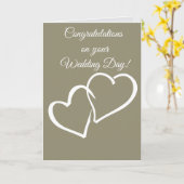 Gefeliciteerd met je trouwdag kaart (Gele Bloem)