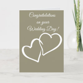 Gefeliciteerd met je trouwdag kaart