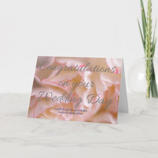 Gefeliciteerd met je trouwdag kaart (Voorkant)