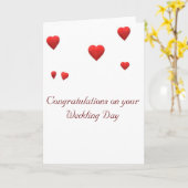 Gefeliciteerd met je trouwdag kaart (Gele Bloem)