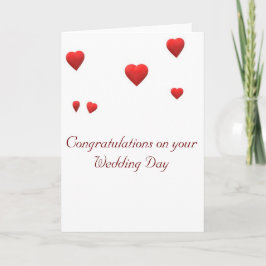 Gefeliciteerd met je trouwdag kaart