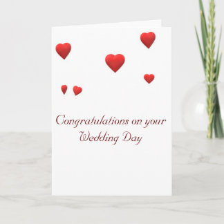 Gefeliciteerd met je trouwdag kaart