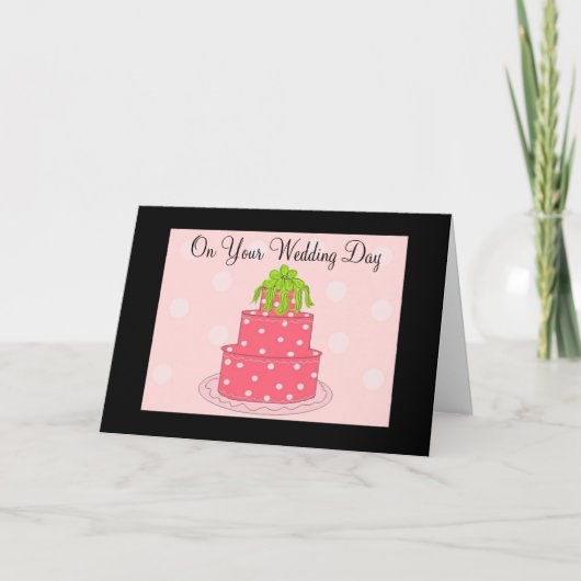 Gefeliciteerd met je trouwdag kaart (Voorkant)