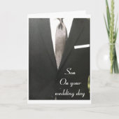 GEFELICITEERD MET JE TROUWdag **Zoon** Kaart (Voorkant)