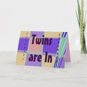 Gefeliciteerd met je Twins kaart