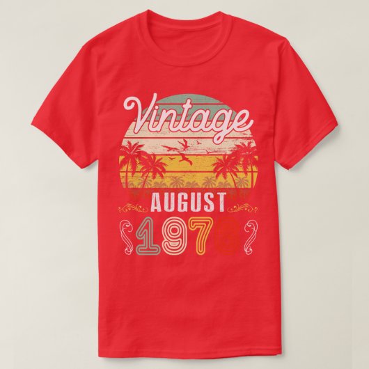 Gefeliciteerd met je verjaardag 44 jaar oud voor m t-shirt (Design voorkant)