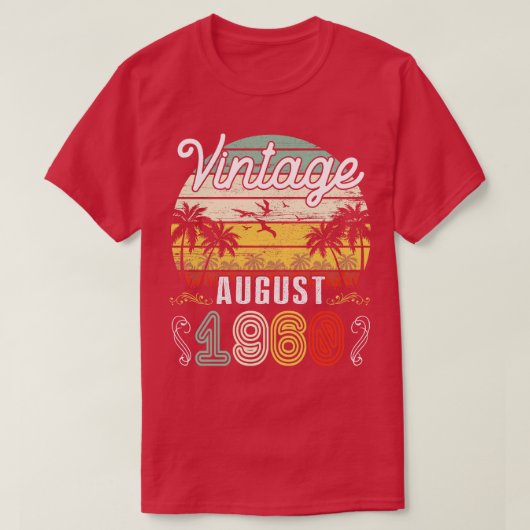 Gefeliciteerd met je verjaardag 60 jaar oud voor m t-shirt (Design voorkant)