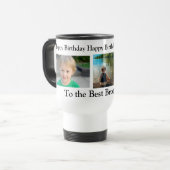 Gefeliciteerd met je verjaardag aan de beste broer reisbeker (Voorkant links)