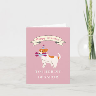 Gefeliciteerd met je verjaardag aan de Beste Hond  Bedankkaart