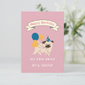 Gefeliciteerd met je verjaardag aan de Beste Hond  Bedankkaart (Staand voorkant)