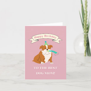 Gefeliciteerd met je verjaardag aan de Beste Hond Bedankkaart