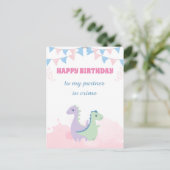 Gefeliciteerd met je verjaardag aan mijn Kompaan a Briefkaart (Staand voorkant)