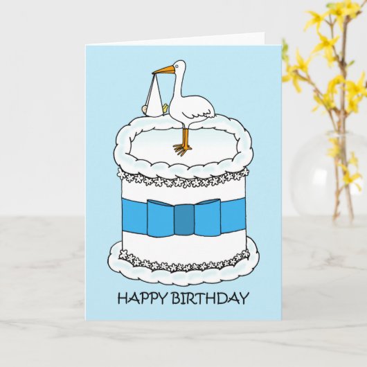 Gefeliciteerd met je verjaardag aan New Parent Sto Kaart (Gele Bloem)