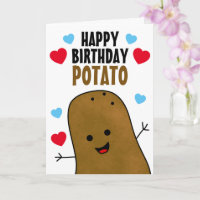 Gefeliciteerd met je verjaardag Aardappel 