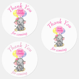 Gefeliciteerd met je verjaardag, bedankt labels