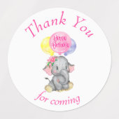 Gefeliciteerd met je verjaardag, bedankt labels (Design 2)