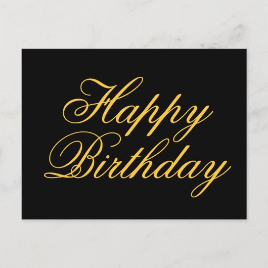 Gefeliciteerd met je verjaardag briefkaart (Voorkant)