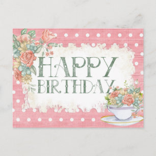 Gefeliciteerd met je verjaardag briefkaart