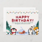 Gefeliciteerd met je verjaardag  briefkaart (Voorkant / Achterkant)