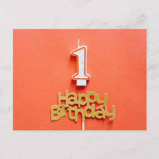 GEFELICITEERD MET JE VERJAARDAG BRIEFKAART (Voorkant)