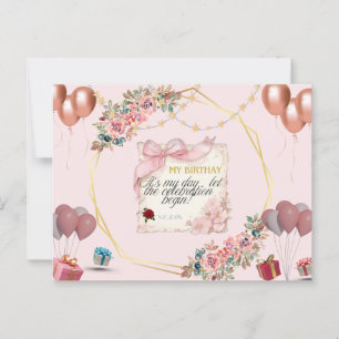 Gefeliciteerd met je verjaardag briefkaart