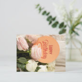 GEFELICITEERD MET JE VERJAARDAG BRIEFKAART (Staand voorkant)