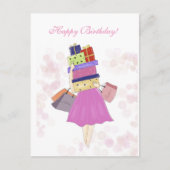 Gefeliciteerd met je verjaardag,  briefkaart (Voorkant)