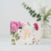 GEFELICITEERD MET JE VERJAARDAG BRIEFKAART (Staand voorkant)