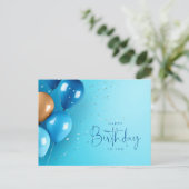 Gefeliciteerd met je verjaardag briefkaart (Staand voorkant)