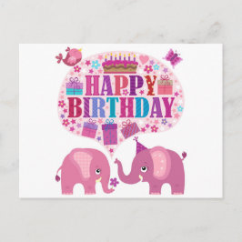 Gefeliciteerd met je verjaardag briefkaart