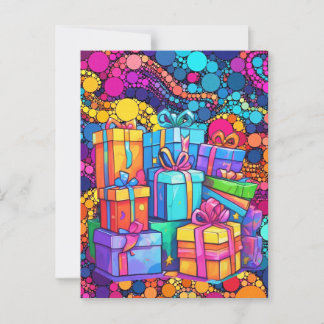 GEFELICITEERD MET JE VERJAARDAG BRIEFKAART