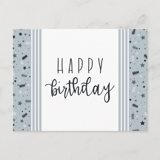 Gefeliciteerd met je verjaardag, Chiropractie Briefkaart (Voorkant)