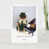 Gefeliciteerd met je verjaardag, coole kat! kaart (Achterkant)