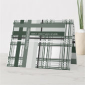 Gefeliciteerd met je verjaardag, de beste broer oo kaart (Achterkant)