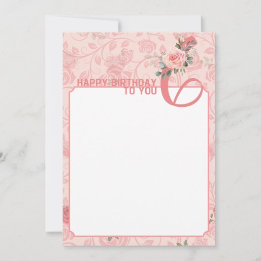 Gefeliciteerd met je verjaardag: de geboortebloem  aankondiging (Achterkant)