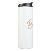 Gefeliciteerd met je verjaardag die altijd helder  thermosbeker (Gedraaid links)